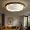 Plafoniere Moderne-Perenz Illuminazione Plafoniera led 38w 3000k oro miro perenz tonda moderna