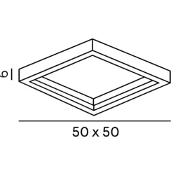 Plafoniere Moderne-Perenz Illuminazione Plafoniera led 40w 3000k panel