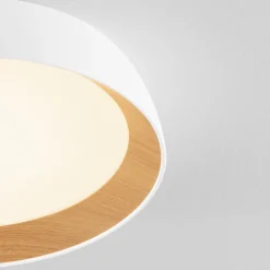 Plafoniere Moderne-Selezionato da Mazzolaluce Plafoniera led 40w 3000k per cucina bianca effetto legno