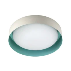 Plafoniere Moderne-Linea Light Plafoniera led 22w 3000k sabbia verde crew 2
