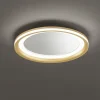 Plafoniere Moderne-Perenz Illuminazione Plafoniera led 59w 3000k tonda oro miro