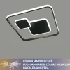 Plafoniere Moderne-Vivida International Plafoniera led 30w roile vivida antracite