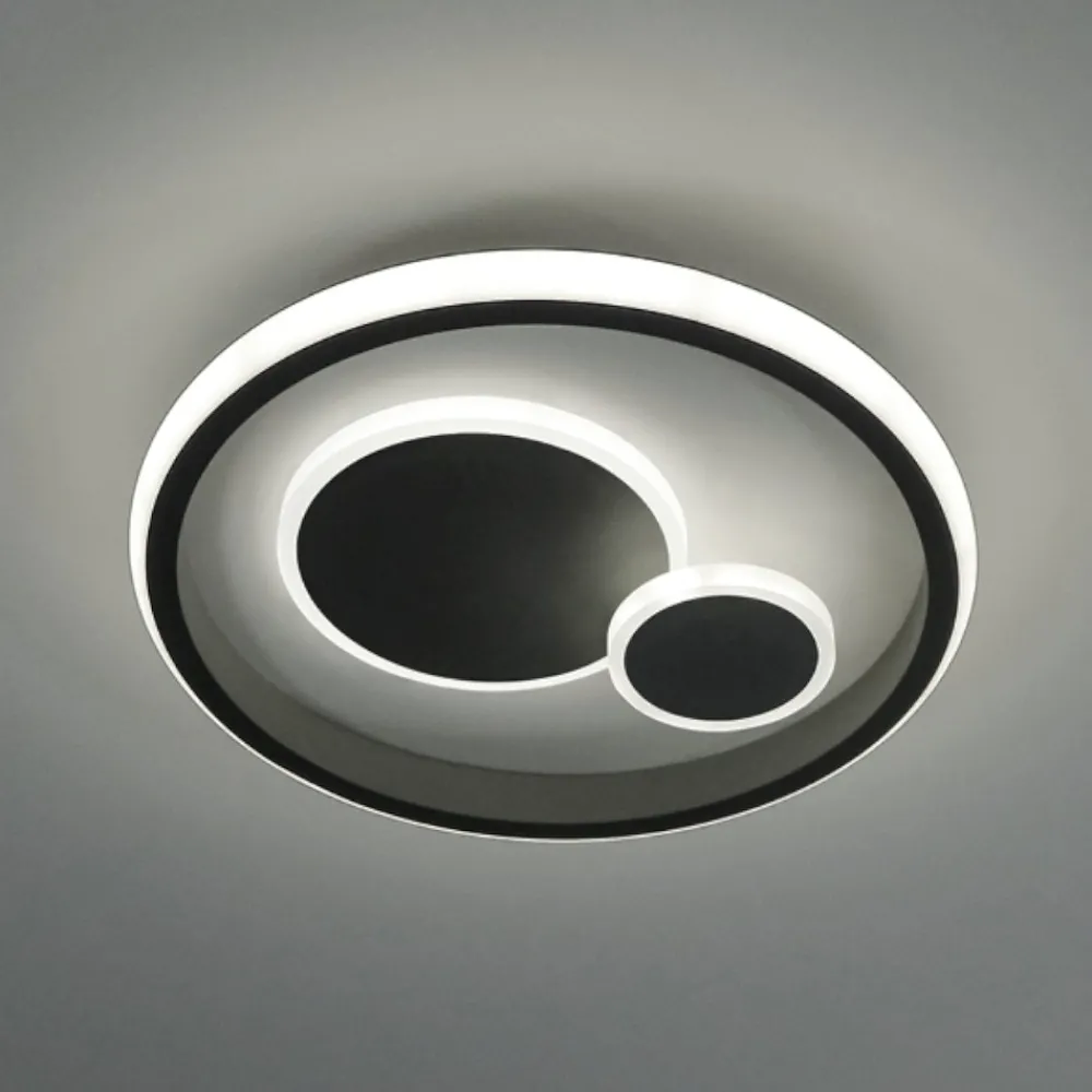 Plafoniere Moderne-Vivida International Plafoniera led 18w vivida elior 3000k 4000k moderna grigio