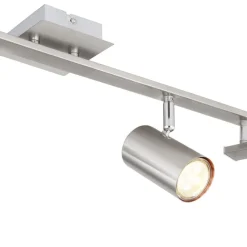 Plafoniere Moderne-Selezionato da Mazzolaluce Plafoniera 6 luci con faretti orientabili grigio