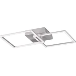 Plafoniere Moderne-Selezionato da Mazzolaluce Plafoniera 2 luci orientabili led 3000k moderna colore argento