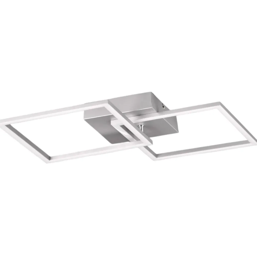 Plafoniere Moderne-Selezionato da Mazzolaluce Plafoniera 2 luci orientabili led 3000k moderna colore argento