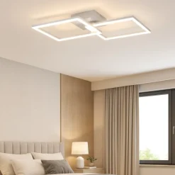 Plafoniere Moderne-Selezionato da Mazzolaluce Plafoniera 2 luci orientabili led 3000k moderna colore argento