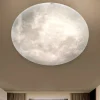 Plafoniere Moderne-Selezionato da Mazzolaluce Plafoniera lunare moderna led 3000k dimmerabile