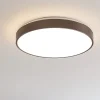 Plafoniere Moderne-Selezionato da Mazzolaluce Plafoniera marrone rotonda moderna cerchio led dimmerabile 3000k