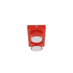 Plafoniere Moderne-Selezionato da Mazzolaluce Plafoniera mattoncino rosso 2 luci per cameretta
