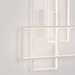 Plafoniere Moderne-Selezionato da Mazzolaluce Plafoniera moderna bianca led 3200k per salotto