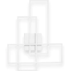 Plafoniere Moderne-Selezionato da Mazzolaluce Plafoniera moderna bianca led 3200k per salotto