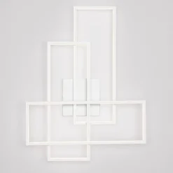 Plafoniere Moderne-Selezionato da Mazzolaluce Plafoniera moderna bianca led 3200k per salotto