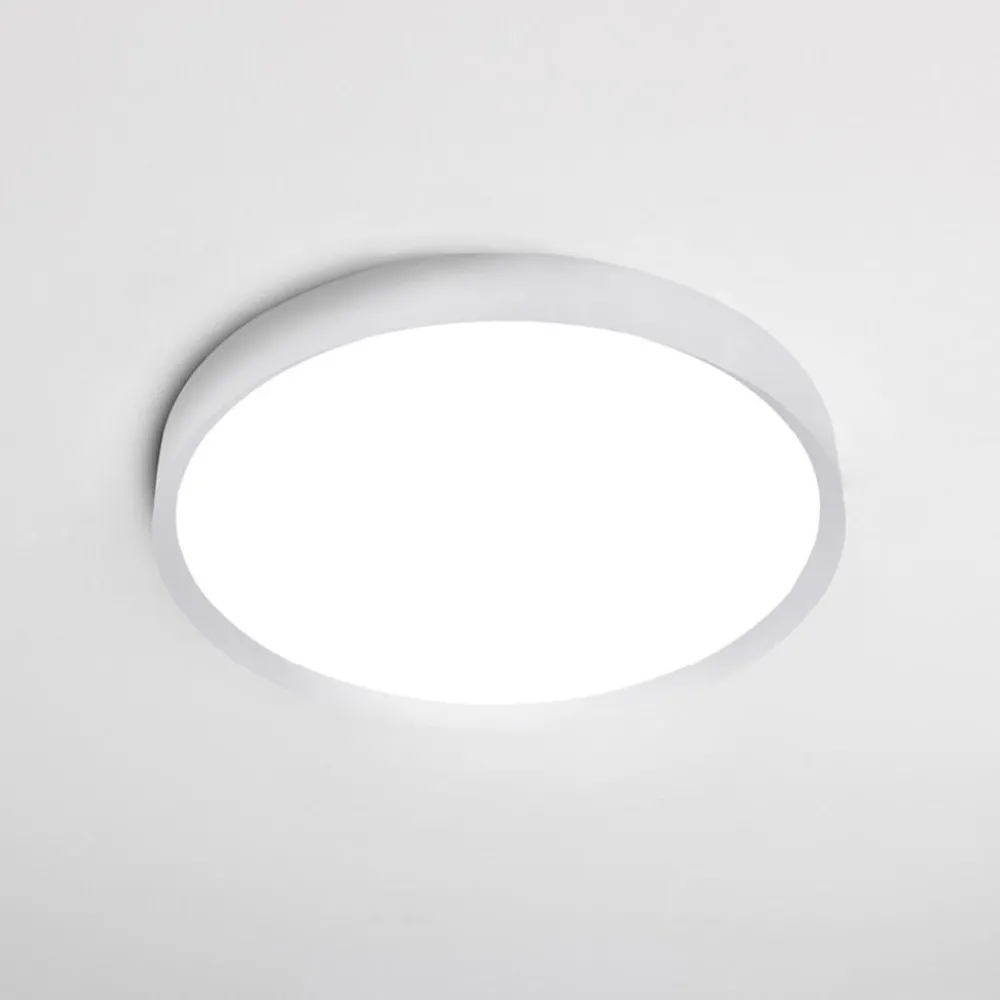 Plafoniere Moderne-Vivida International Plafoniera moderna bianca led 50w cct dimmerabile 60 cm vivida hera