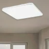 Plafoniere Moderne-Selezionato da Mazzolaluce Plafoniera moderna bianca led 4000k quadrata per ufficio