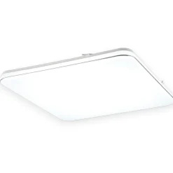 Plafoniere Moderne-Selezionato da Mazzolaluce Plafoniera moderna bianca led 4000k quadrata per ufficio