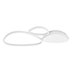 Plafoniere Moderne-Selezionato da Mazzolaluce Plafoniera moderna bianca led 3200k per camera da letto