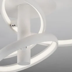Plafoniere Moderne-Selezionato da Mazzolaluce Plafoniera moderna bianca orientabile led 3000k dimmerabile