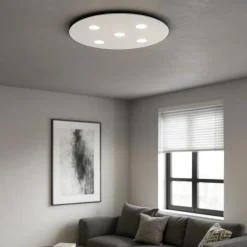 Plafoniere Moderne-Top Light Plafoniera moderna bianca per soggiorno toplight cloud
