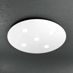 Plafoniere Moderne-Top Light Plafoniera moderna bianca per soggiorno toplight cloud