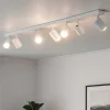 Plafoniere Moderne-Top Light Plafoniera moderna bianco 7 luci orientabili toplight