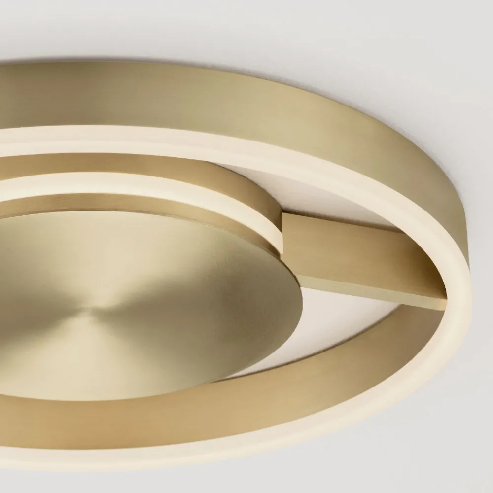 Plafoniere Moderne-Selezionato da Mazzolaluce Plafoniera moderna bronzo led 41w cct 2700k 3000k 4000k dimmerabile per camera da letto