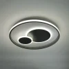 Plafoniere Moderne-Vivida International Plafoniera moderna 35cm grigio design vivida 30w 3000k 4000k