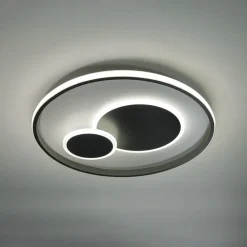 Plafoniere Moderne-Vivida International Plafoniera moderna 35cm grigio design vivida 30w 3000k 4000k