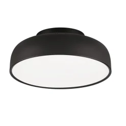 Plafoniere Moderne-Selezionato da Mazzolaluce Plafoniera moderna 40 cm nera tonda led 3000k dimmerabile per cucina
