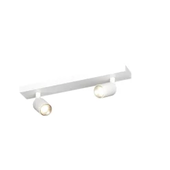 Plafoniere Moderne-Top Light Plafoniera moderna con due luci orientabili bianca toplight