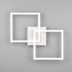 Plafoniere Moderne-Selezionato da Mazzolaluce Plafoniera moderna da salotto led 4000k orientabile bianca