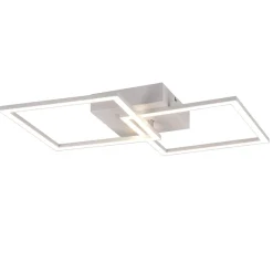 Plafoniere Moderne-Selezionato da Mazzolaluce Plafoniera moderna da salotto led 4000k orientabile bianca