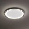 Plafoniere Moderne-Perenz Illuminazione Plafoniera moderna da soffitto led 66w 3000k edge grigio titanio perenz