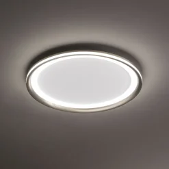 Plafoniere Moderne-Perenz Illuminazione Plafoniera moderna da soffitto led 66w 3000k edge grigio titanio perenz