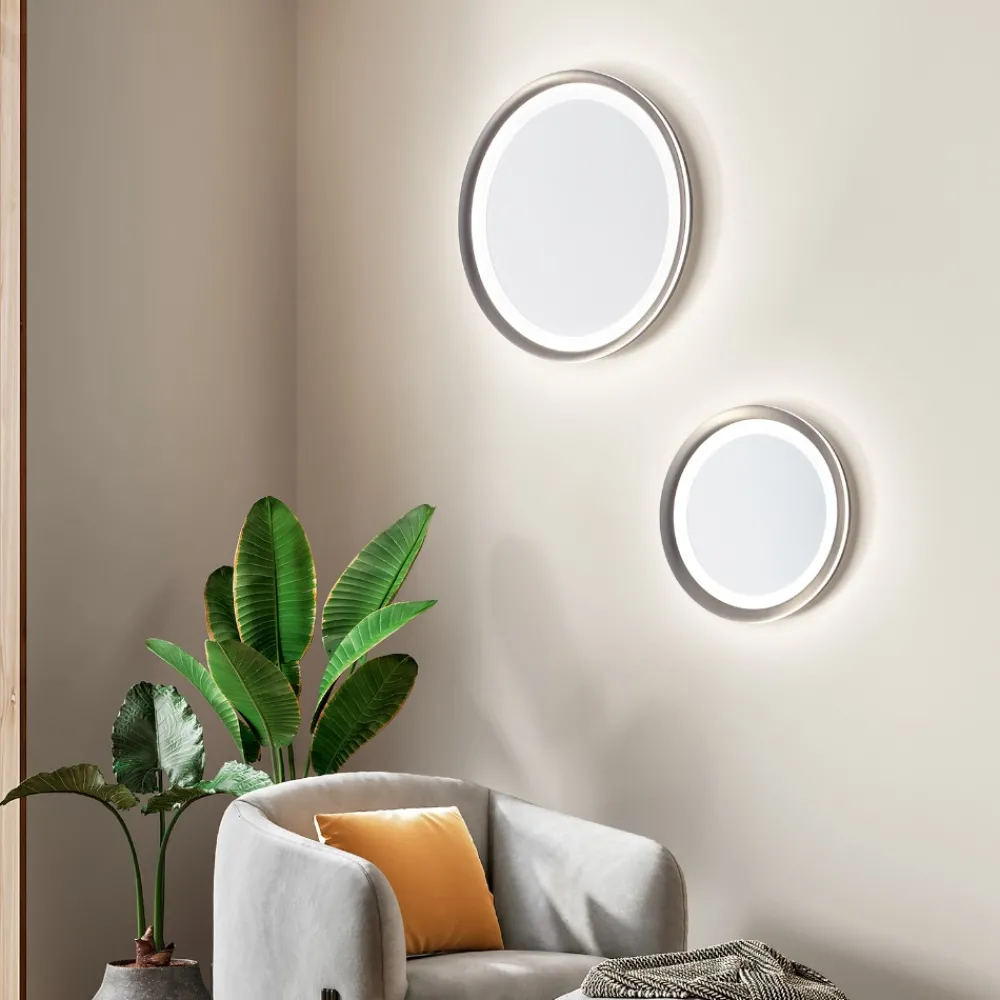 Plafoniere Moderne-Perenz Illuminazione Plafoniera moderna da soffitto led 66w 3000k edge grigio titanio perenz