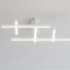Plafoniere Moderne-Selezionato da Mazzolaluce Plafoniera moderna design geometrico bianca led 42w 3000k