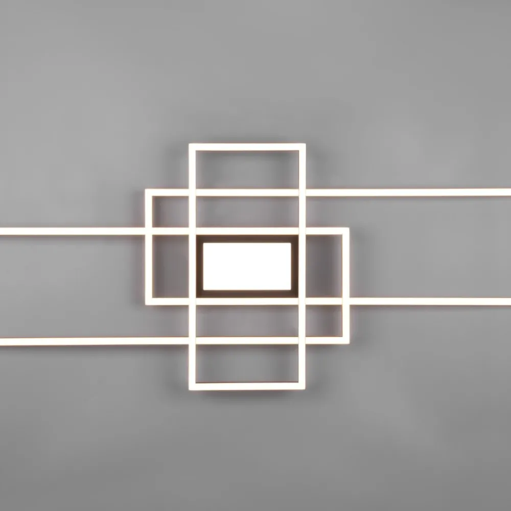 Plafoniere Moderne-Selezionato da Mazzolaluce Plafoniera moderna dimmerabile led da 3000k a 6500k con telecomando
