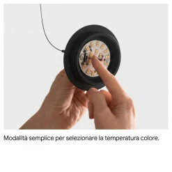 Plafoniere Moderne-Fabas Luce Plafoniera moderna in vetro bianco led 2700k 3000k 4000k fabas lunar