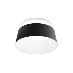 Plafoniere Moderne-Stilnovo Plafoniera moderna led dimmerabile 36w 3000k nera oxygen