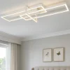 Plafoniere Moderne-Selezionato da Mazzolaluce Plafoniera moderna led dimmerabile 4000k 34w bianca