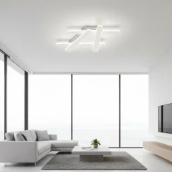 Plafoniere Moderne-Selezionato da Mazzolaluce Plafoniera moderna led 3000k dimmerabile bianca design