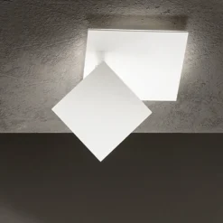 Plafoniere Moderne-Selezionato da Mazzolaluce Plafoniera moderna led 35w 3000k bianca post perenz