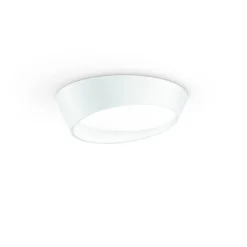 Plafoniere Moderne-Ondaluce Plafoniera moderna led 25w 3000k+4000k half bianca 31cm
