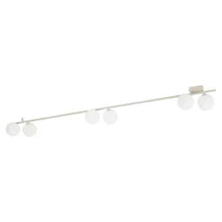 Plafoniere Moderne-Selezionato da Mazzolaluce Plafoniera moderna lunga 200 cm da soffitto colore champagne per soggiorno