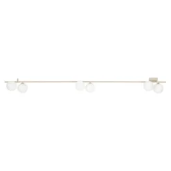 Plafoniere Moderne-Selezionato da Mazzolaluce Plafoniera moderna lunga 200 cm da soffitto colore champagne per soggiorno