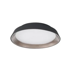Plafoniere Moderne-Selezionato da Mazzolaluce Plafoniera moderna nera e marrone led 3000k dimmerabile
