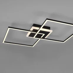 Plafoniere Moderne-Selezionato da Mazzolaluce Plafoniera moderna nera led 3000k rgb dimmerabile