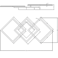 Plafoniere Moderne-Selezionato da Mazzolaluce Plafoniera moderna nera led 3000k orientabile
