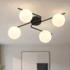 Plafoniere Moderne-Top Light Plafoniera moderna nera per cucina holly