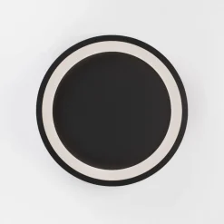 Plafoniere Moderne-Selezionato da Mazzolaluce Plafoniera moderna nera rotonda nera led 3000k
